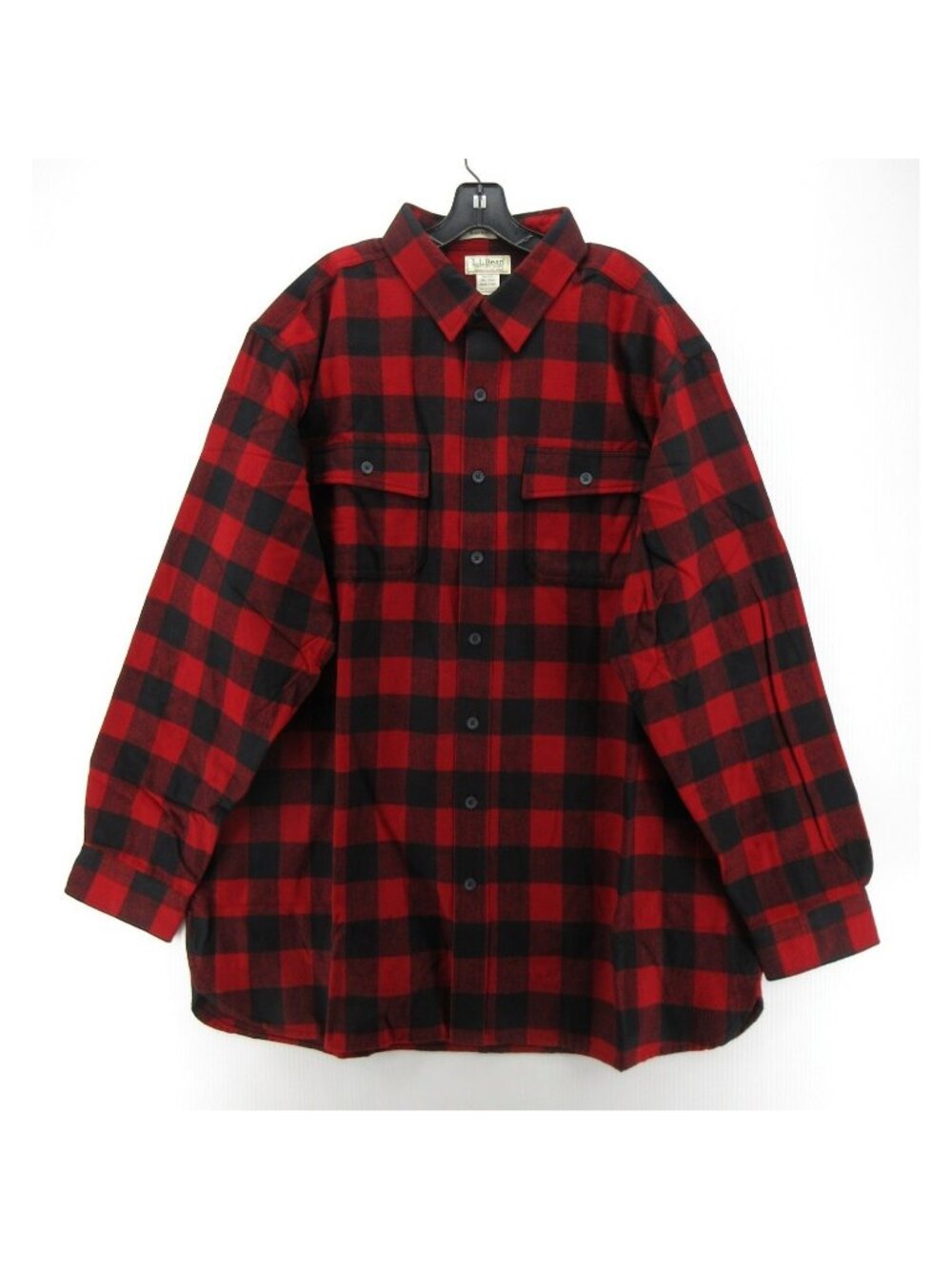 LL Bean Shirt XXL Tall Chamois Cloth Flannel Buffalo Traditional Fit NEW